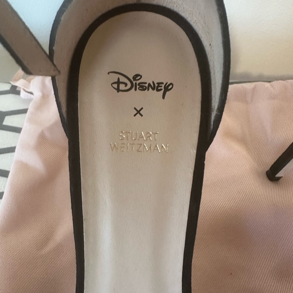 Disney x Stuart Weitzman Nudistcurve Black, size 9 - Picture 5 of 11
